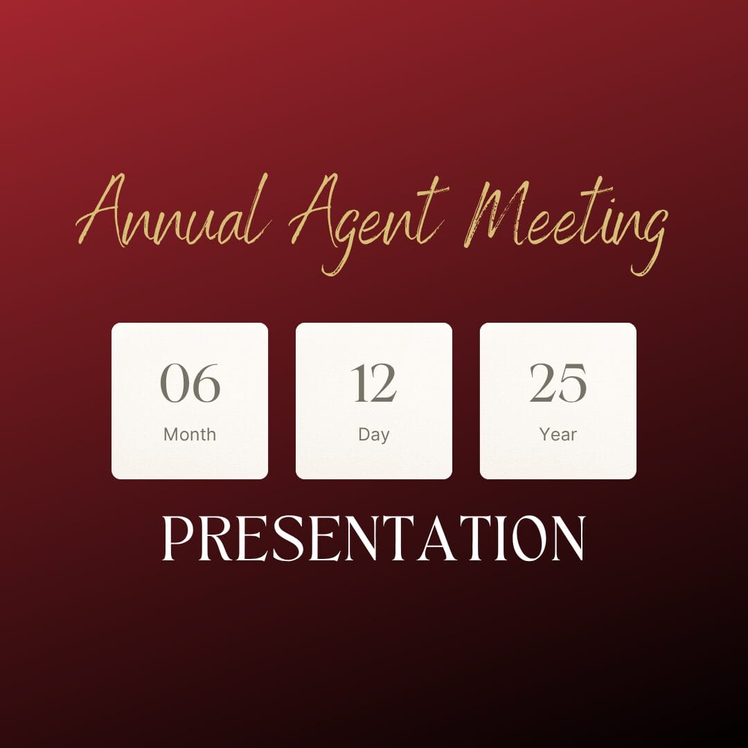Agents 1 Agent Meeting Presentation